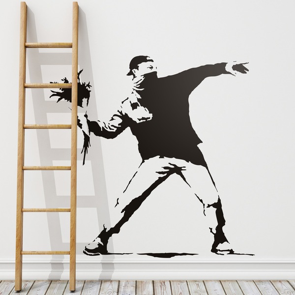 Wandtattoo Banksy und Street Art