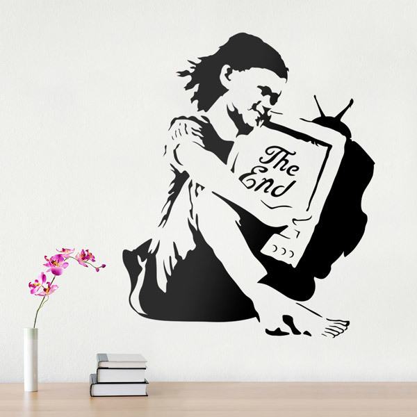 Wandtattoos: Banksy The End