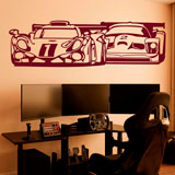 Wandtattoos: Rennautos 7