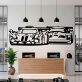 Wandtattoos: Rennautos 9