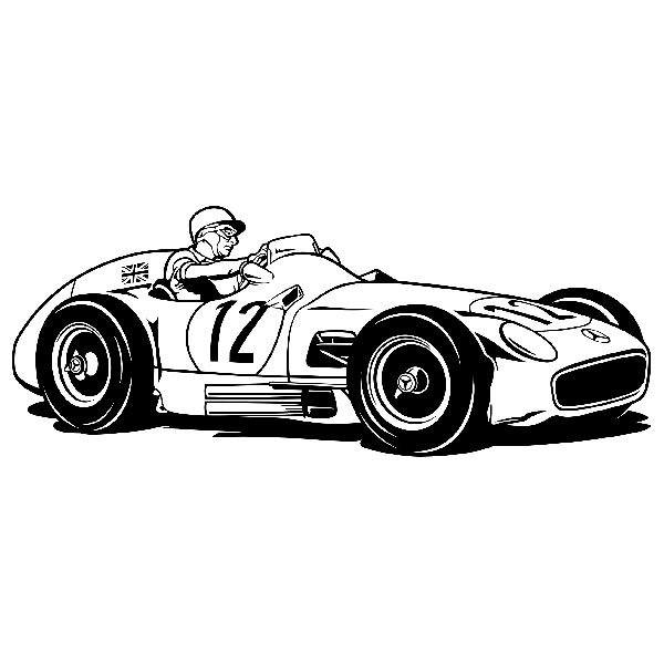 Wandtattoos: Mercedes-Benz W196