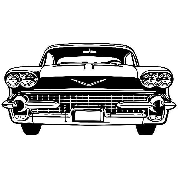 Wandtattoos: Cadillac Frontansicht