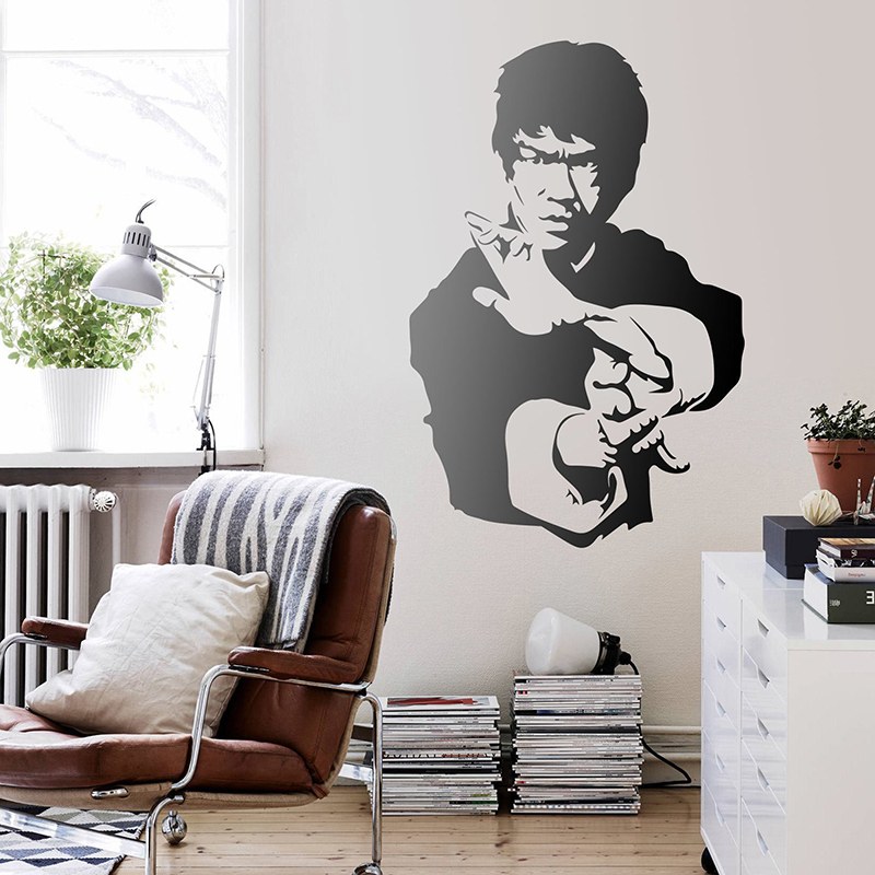 Wandtattoos: Meister Bruce Lee