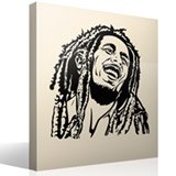 Wandtattoos: Bob Marley Lächeln 3