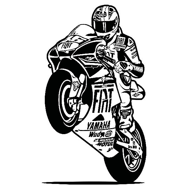 Wandtattoos: Dorsale MotoGP 46