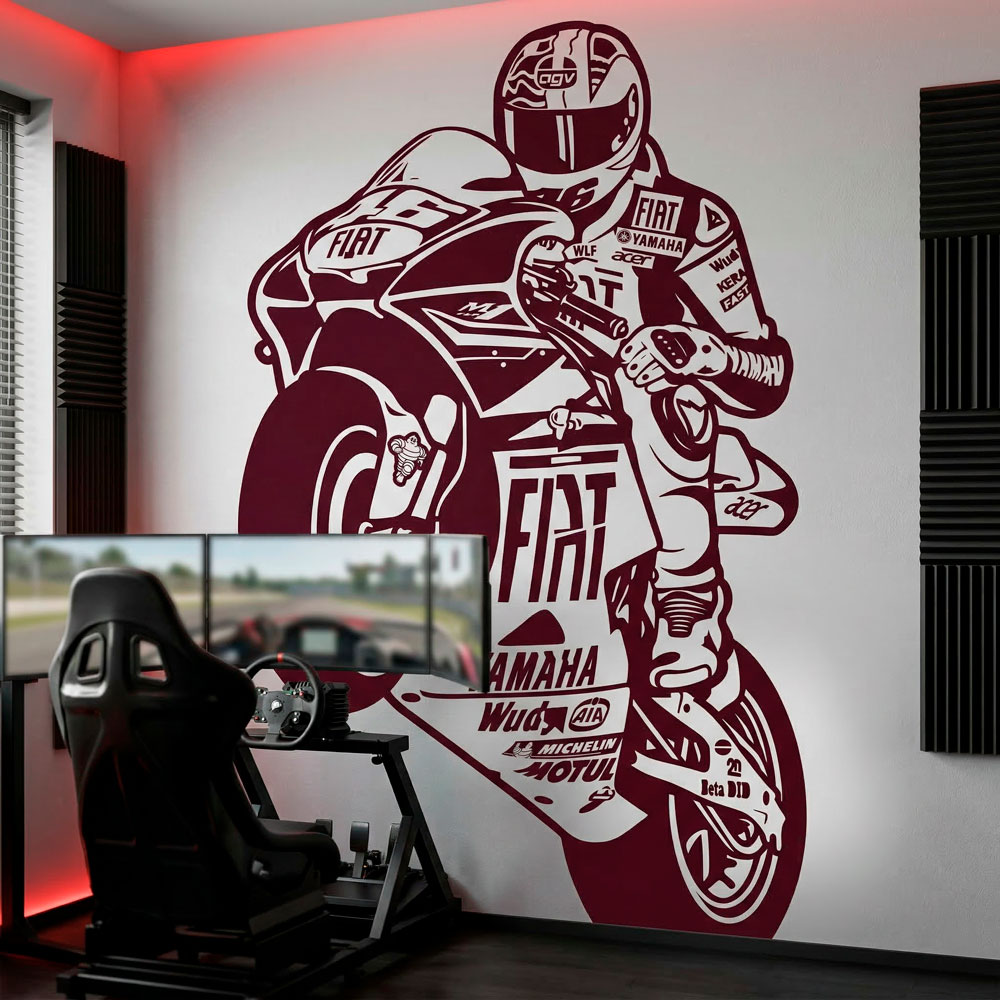 Wandtattoos: Dorsale MotoGP 46