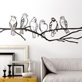 Wandtattoos: Vögel auf einem Ast 2