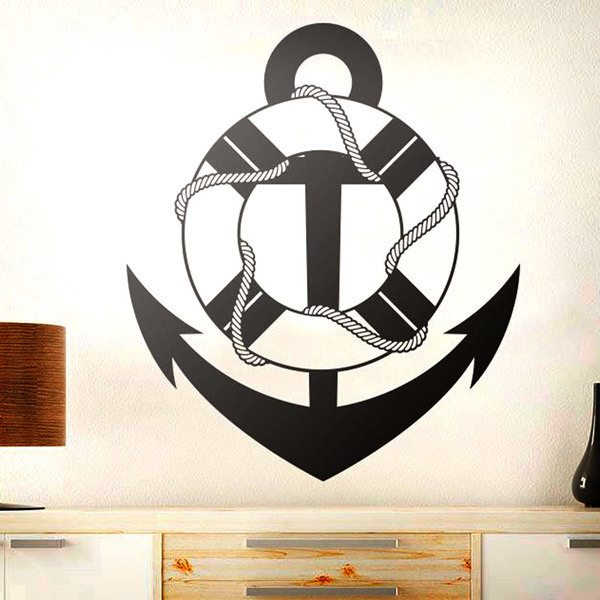 Wandtattoos: Seemannsanker 2