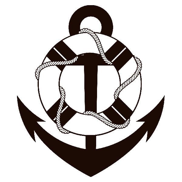 Wandtattoos: Seemannsanker 2