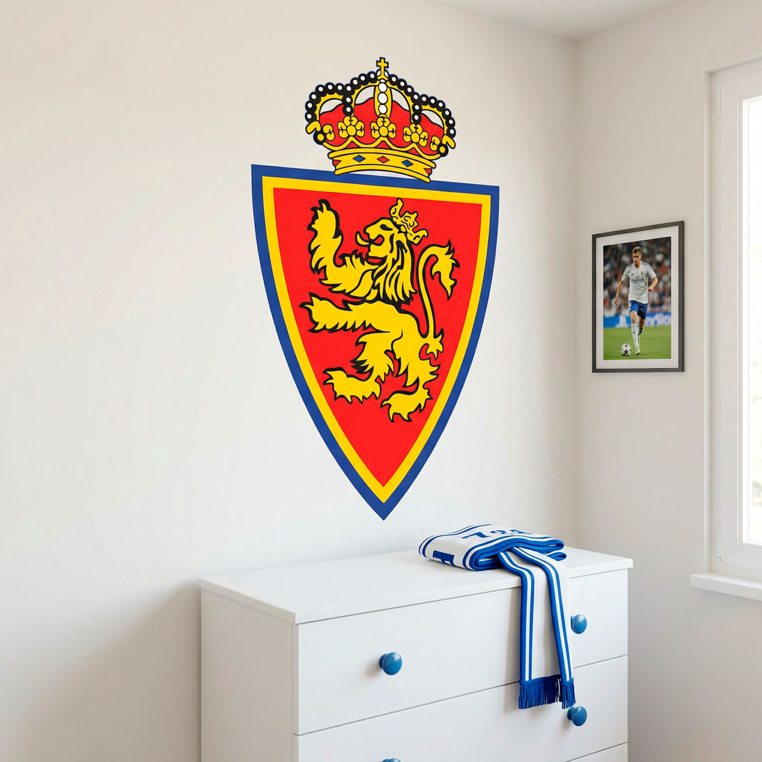 Wandtattoos: Real Zaragoza Wappen