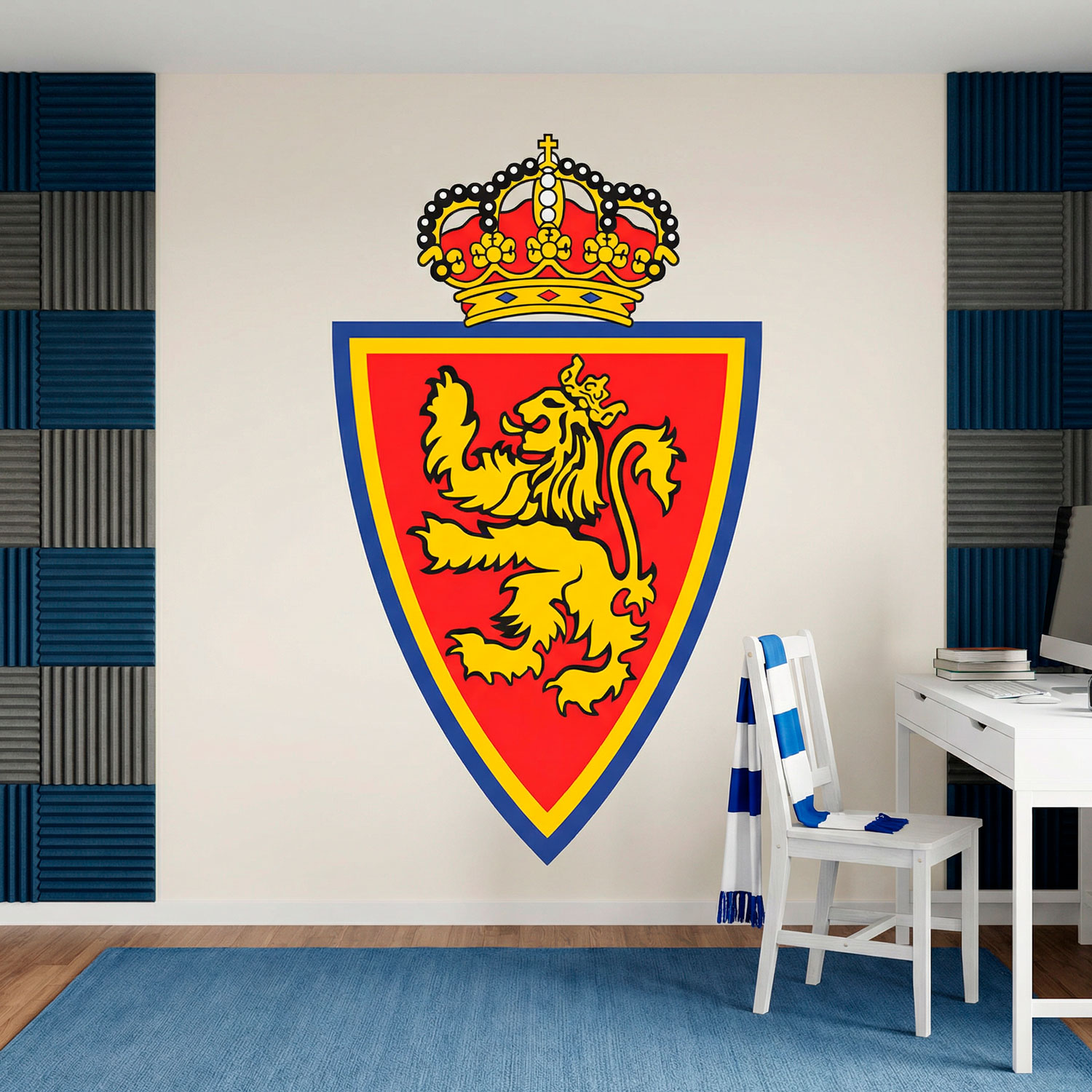 Wandtattoos: Real Zaragoza Wappen