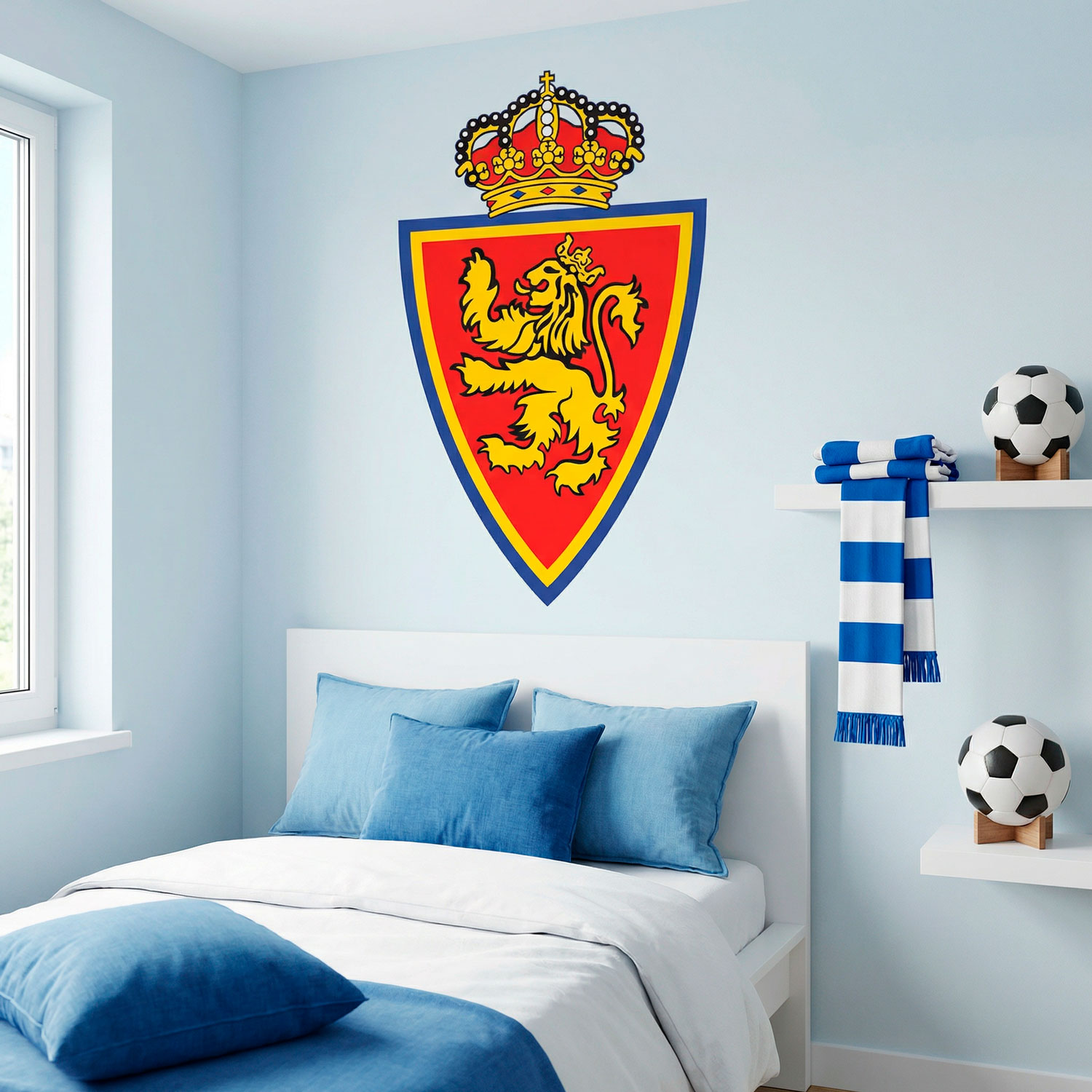 Wandtattoos: Real Zaragoza Wappen