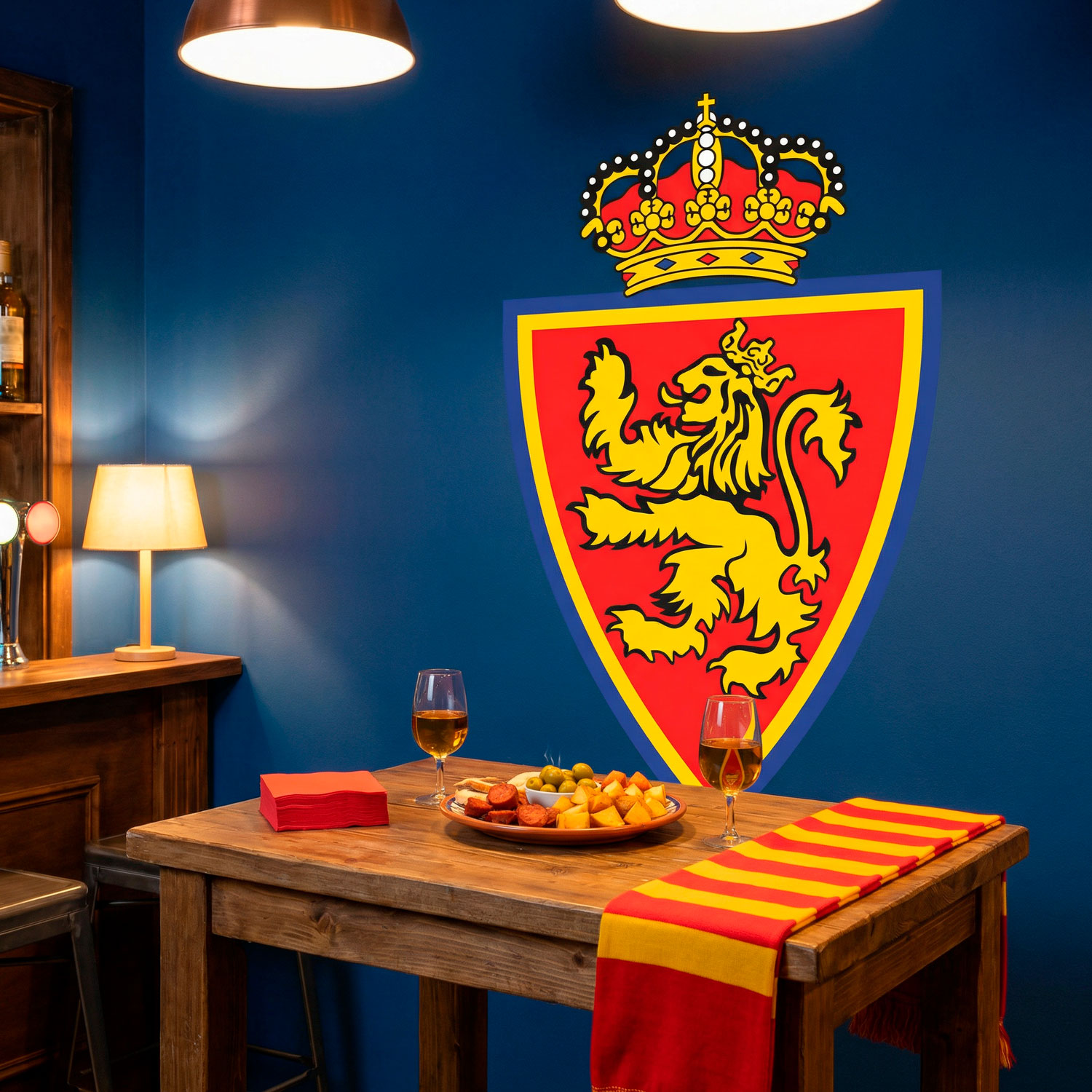 Wandtattoos: Real Zaragoza Wappen