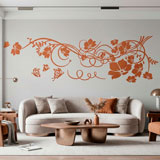 Wandtattoos: Blumen mit Schmetterlingen 12