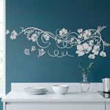 Wandtattoos: Blumen mit Schmetterlingen 17