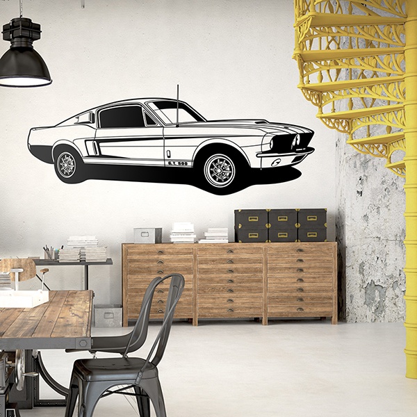 Wandtattoos: Ford Mustang Shelby GT 500