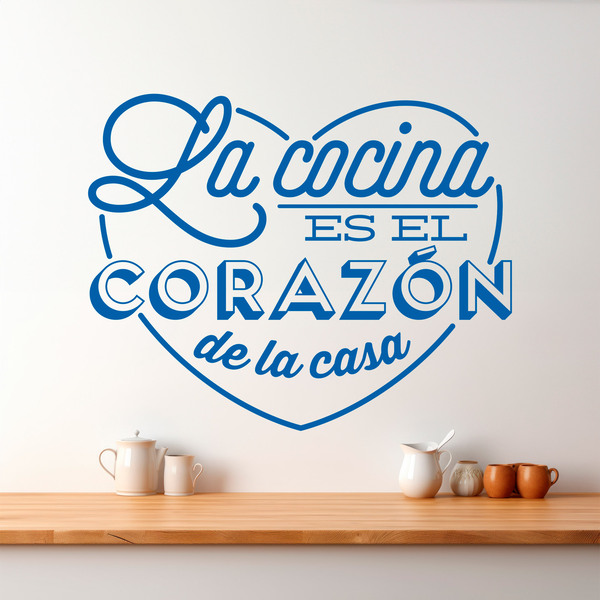 Wandtattoos: Die Küche ist das Herz des Hauses - spanische