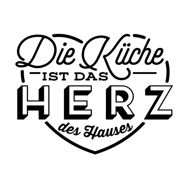 Wandtattoos: Die Küche ist das Herz des Hauses