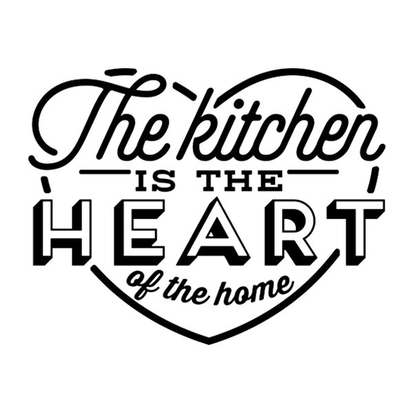Wandtattoos: Die Küche ist das Herz des Hauses