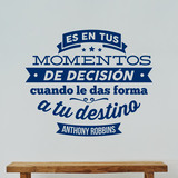 Wandtattoos: Momentos de decisión - Anthony Robbins 4