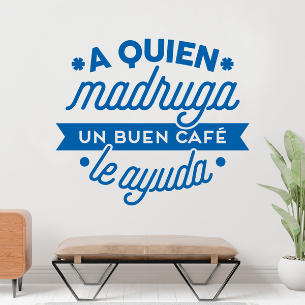 Wandtattoos: A quien madruga un buen café le ayuda