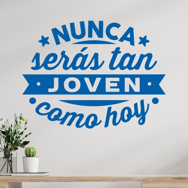 Wandtattoos: Nunca serás tan joven como hoy