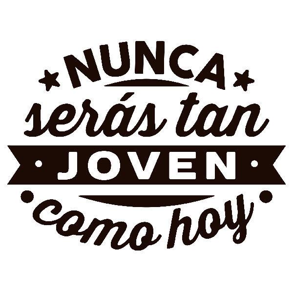 Wandtattoos: Nunca serás tan joven como hoy