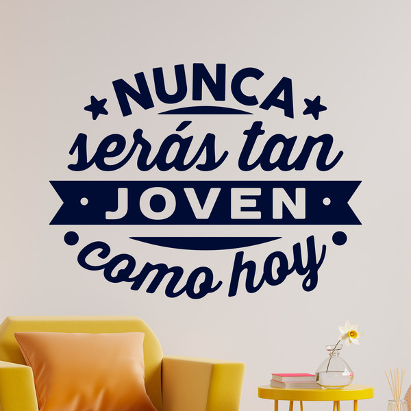 Wandtattoos: Nunca serás tan joven como hoy