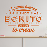 Wandtattoos: Un mundo bonito 3