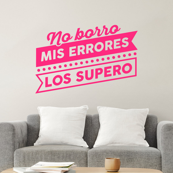 Wandtattoos: No borro mis errores, los supero