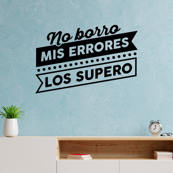 Wandtattoos: No borro mis errores, los supero