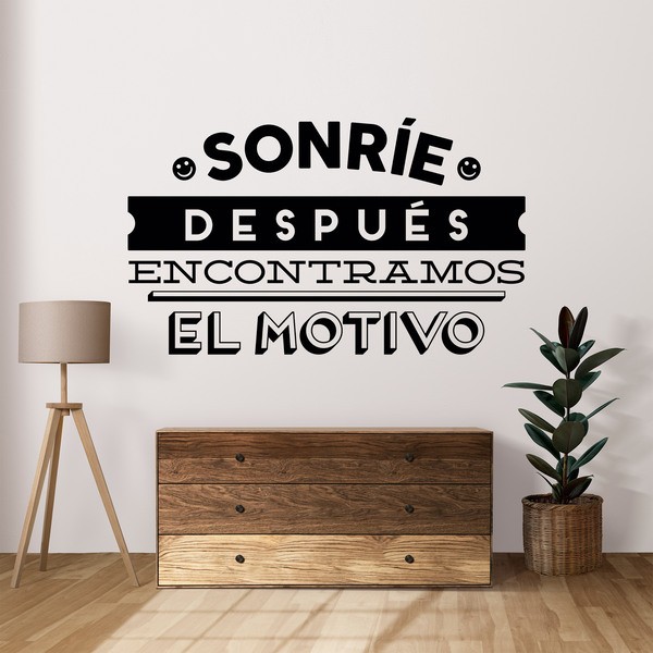 Wandtattoos: Sonríe, después encontramos el motivo