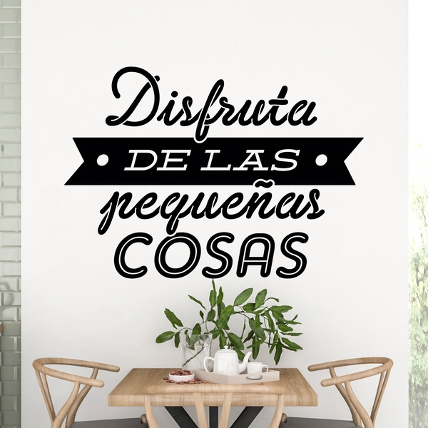 Wandtattoos: Disfruta de las pequeñas cosas