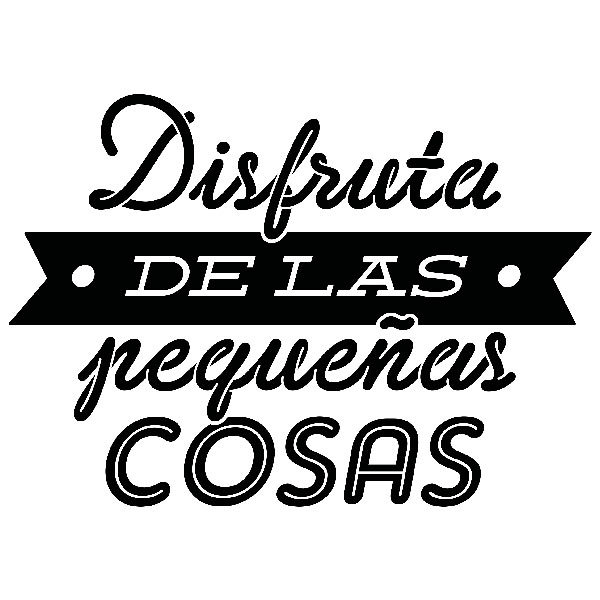 Wandtattoos: Disfruta de las pequeñas cosas