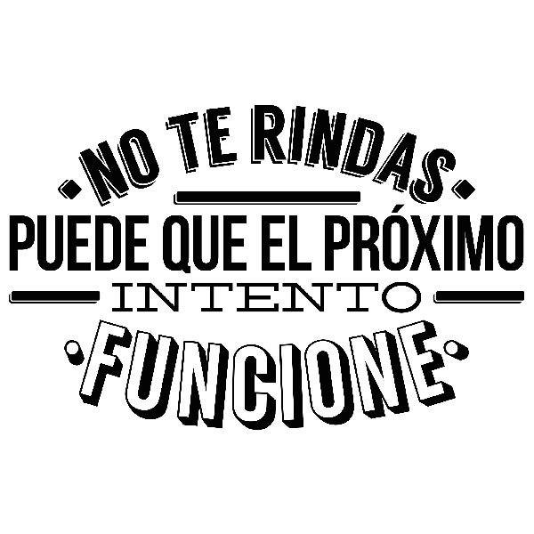 Wandtattoos: No te rindas, puede que...