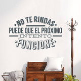 Wandtattoos: No te rindas, puede que... 4