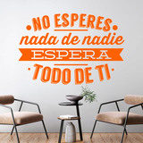 Wandtattoos: No esperes nada de nadie 2