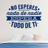 Wandtattoos: No esperes nada de nadie 3