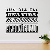 Wandtattoos: Un día es una vida en miniatura 2