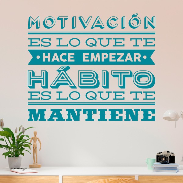 Wandtattoos: Motivación y hábito