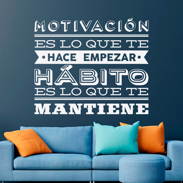 Wandtattoos: Motivación y hábito