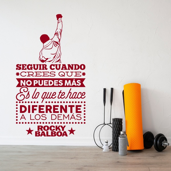 Wandtattoos: Seguir cuando... Rocky Balboa