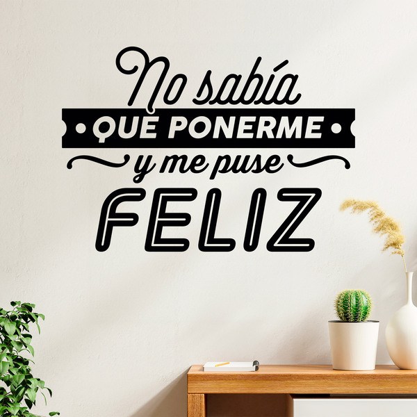 Wandtattoos: No sabía que ponerme... y me puse feliz