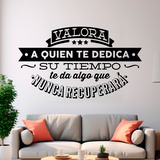 Wandtattoos: Valora a quien te dedica su tiempo... 2