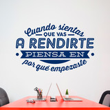 Wandtattoos: Cuando sientas que vas a rendirte... 2