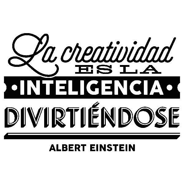 Wandtattoos: La creatividad... Albert Einstein