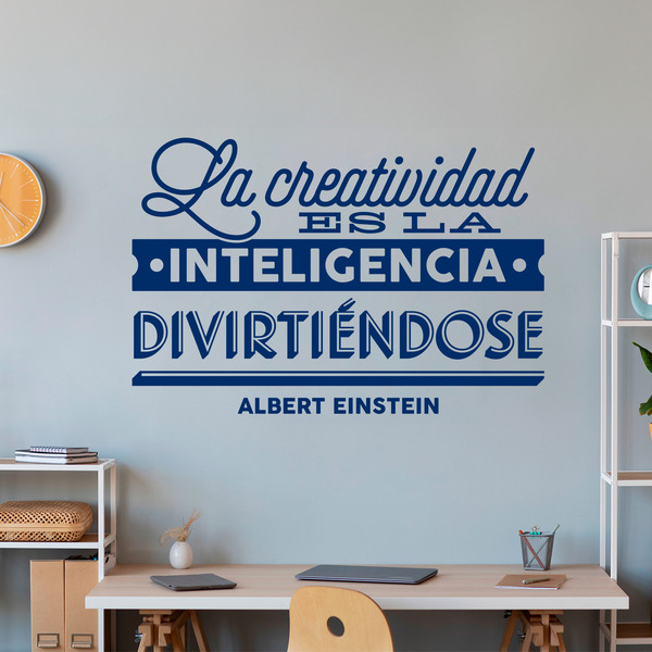 Wandtattoos: La creatividad... Albert Einstein