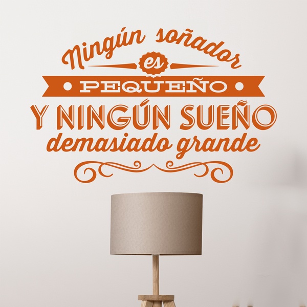 Wandtattoos: Ningún soñador es pequeño...