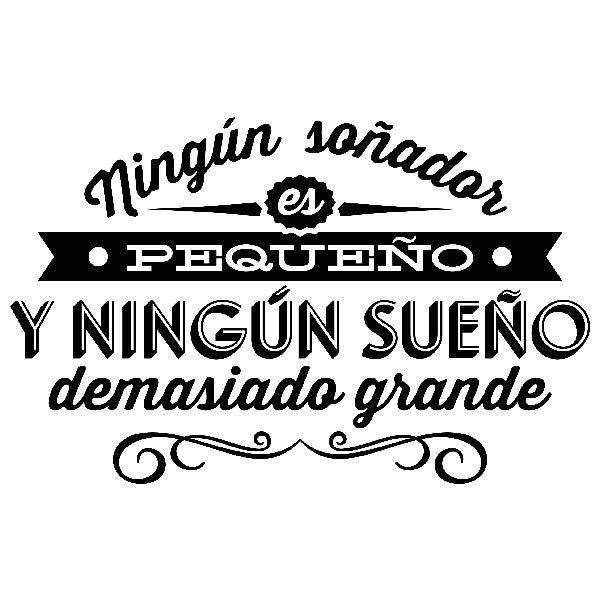 Wandtattoos: Ningún soñador es pequeño...