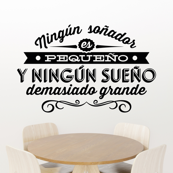 Wandtattoos: Ningún soñador es pequeño...